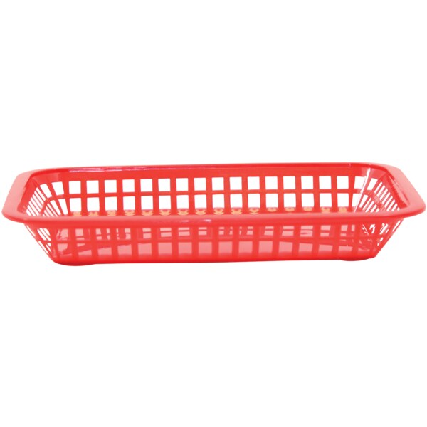 Red Plastic Basket