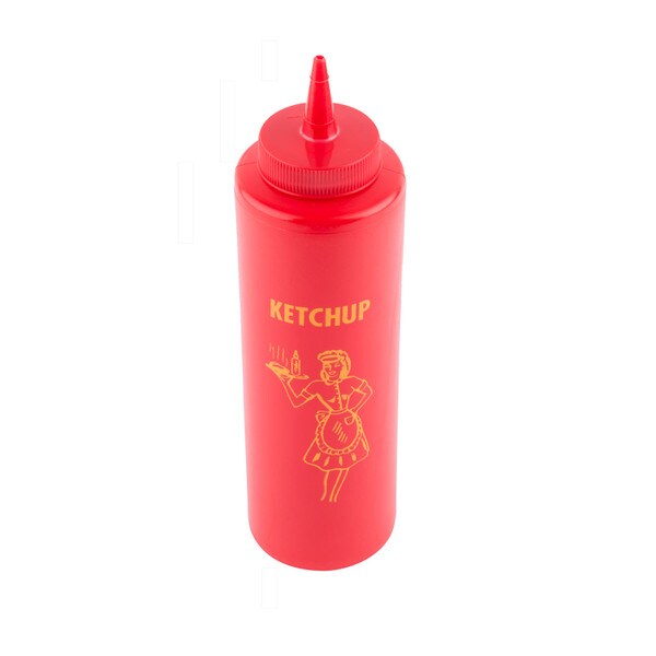 Red Ketchup Squeeze Bottle Top