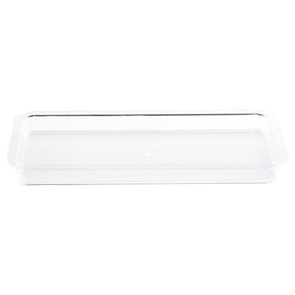 Clear Rectangular Cake Plate