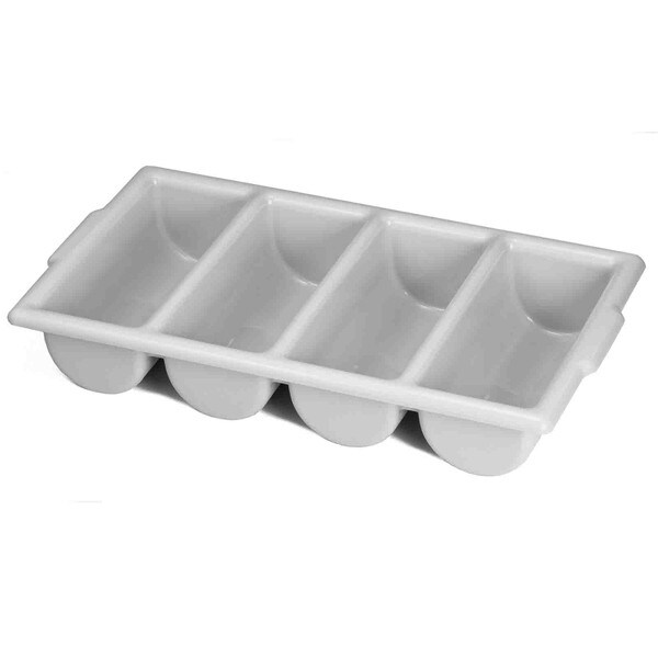 grey cutlery bin