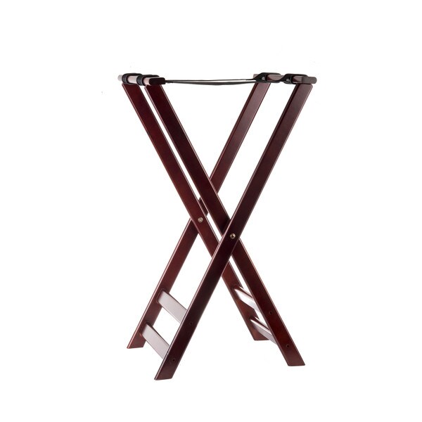 Tray stand mahogany