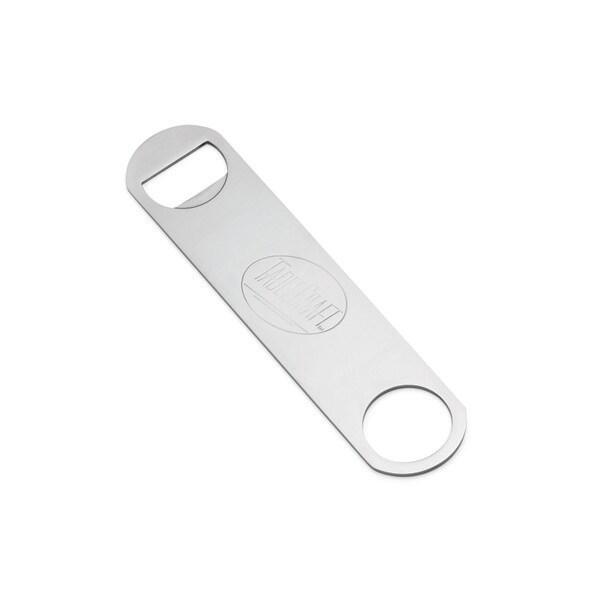 Flat bottle opener