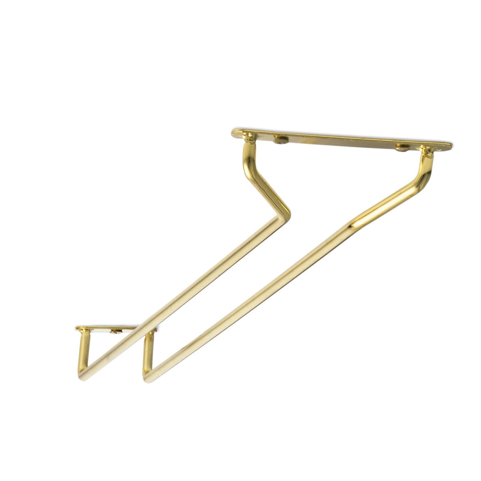 Brass wine 2024 glass rack