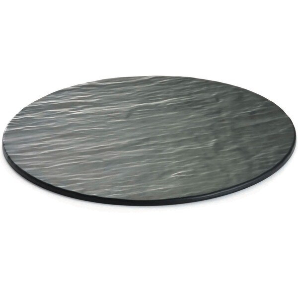 black round tray