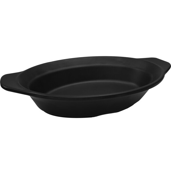 Faux Cast Iron Oval Serving Skillet