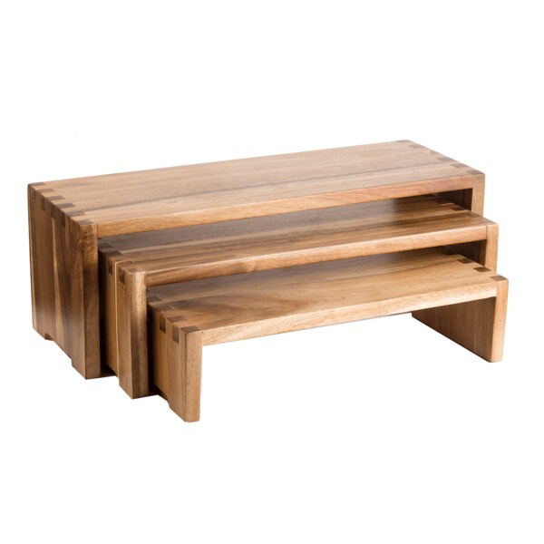 Acacia Wood Risers