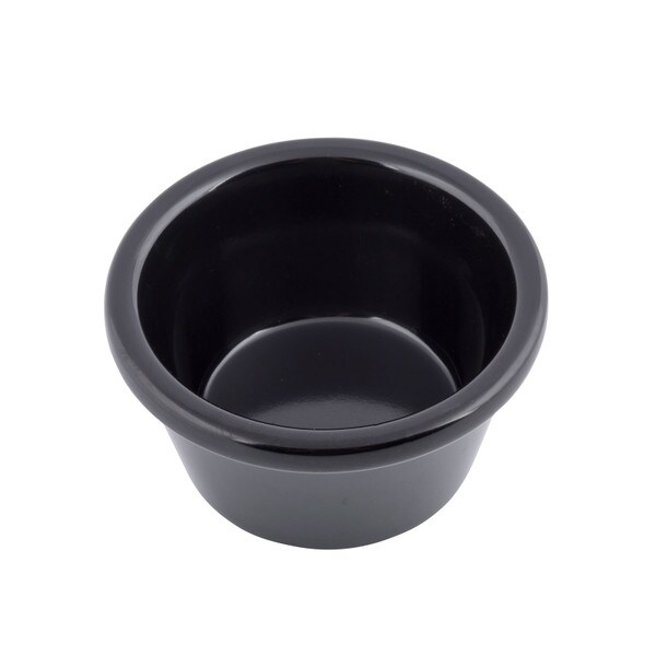 60 ml Black Smooth Ramekin