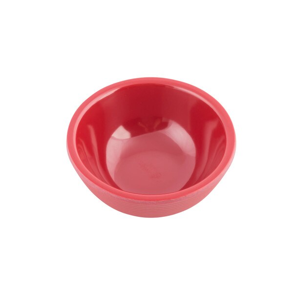 60 ml Red Ribbed Ramekin